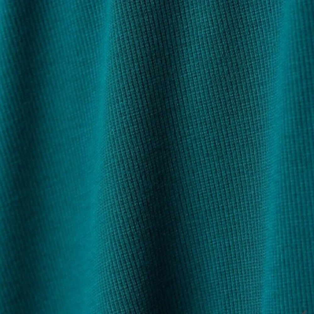 G.I.L.I. Dramatic Hi-Low Rib Knit Tunic teal green color - Picture 8 of 8